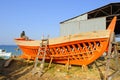 Europe, Greece, Halkidiki,wooden boat building