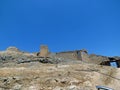 Peloponnese, restoration of the remains of a medieval castle