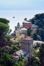 Italy. Liguria. Portofino. San Giorgio church