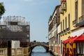 Italy, Venice, San Marco, BRIDGE OVER RIVER AMIDST BUILDINGS IN CITY AGAINST SKY Royalty Free Stock Photo
