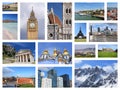 Europe collage Royalty Free Stock Photo