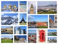 Europe collage Royalty Free Stock Photo