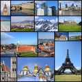 Europe landmarks collection