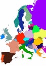 Europe map