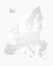 Europe map dot style on gray gradient background . Vector