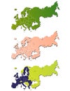 Europe map Royalty Free Stock Photo