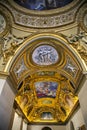 Baroque ceiling in the Louvre building