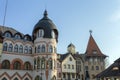 Europe place or courtyard in Komarno, Slovakia Royalty Free Stock Photo