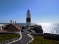 Europe point- lighthouse- Gibraltar Royalty Free Stock Photo