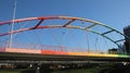 Europe. Poland. Rzeszow. Podkarpackie. Rainbow bridge in Poland