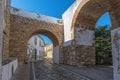 Europe, Portugal, Algarve, city of FARO - Traditional street