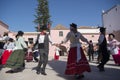 EUROPE PORTUGAL ALGARVE LOULE TRADITIONAL DANCE Royalty Free Stock Photo