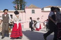 EUROPE PORTUGAL ALGARVE LOULE TRADITIONAL DANCE Royalty Free Stock Photo