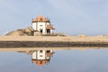 Capela Do Senhor De Pedra, Chapel of the Lord of Stone, on Miramar Beach, Praia de Miramar