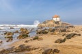 Capela Do Senhor De Pedra, Chapel of the Lord of Stone, on Miramar Beach, Praia de Miramar