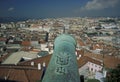 EUROPE PORTUGAL LISBON BAIXA CASTELO Royalty Free Stock Photo