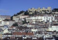 EUROPE PORTUGAL LISBON BAIXA CASTELO Royalty Free Stock Photo