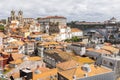 The Porto Cathedral and traditional tile roofs.