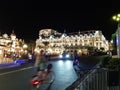 Casino Square in Monte Carlo in the evening (Monaco) Royalty Free Stock Photo