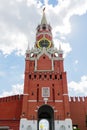 Europe. Russia. Moscow. Spasskaya tower of the Moscow Kremlin Royalty Free Stock Photo