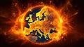 Europe\'s Economic Eurozone Crisis Burns. Generative AI