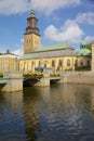 Europe, Scandinavia, Sweden, Gothenburg, Fattighusan Canal, Gothenburg City Museum, Svenska Kyrkan Royalty Free Stock Photo