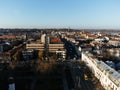 Europe, Serbia, Belgrade, Zemun district - 5 December 2022: The Yugoslav Air Force Command Building was bombed by NATO