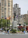 Europe square in Benidorm. Spain