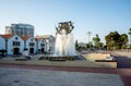 Europe square with government buildings in Larnaca