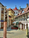 Europe square in Komarno Royalty Free Stock Photo