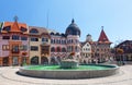 Europe square in Komarno Royalty Free Stock Photo