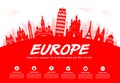 Europe Travel Landmarks.