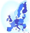 Europe union map