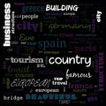 Europe word loud, text,word cloud use for banner, painting, motivation, web-page, website background, t-shirt & shirt printing,