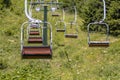 European Alpine Chairlift Royalty Free Stock Photo