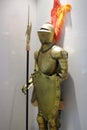 Western ancient warrior copper armor, adobe rgb