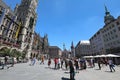 The European architecture in Gothic style in the center of Munich