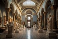 European Art Museum: A Captivating Display of Classical Masterpieces Royalty Free Stock Photo