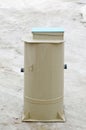 European autonomous septic system - 300L tank model Royalty Free Stock Photo