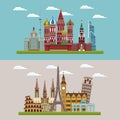 European beautiful cityscapes