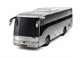 European bus on white background Royalty Free Stock Photo