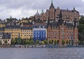 European capitals. Stockholm modern and ancient buildings.