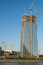 European Central Bank construction Royalty Free Stock Photo