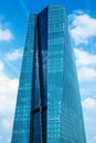 European Central Bank Main Eurotower in Frankfurt am Main, Germany