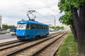 City street tram Royalty Free Stock Photo