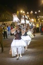 European City Festival, Kuldiga, Latvia. French festival location parade