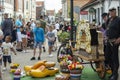 European City Festival, Kuldiga, Latvia. Street organ from the Netherlands