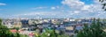 European city panorama. Kiev cityscape