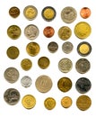 European coins Royalty Free Stock Photo