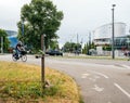 European Court of Human Rights with buried cross